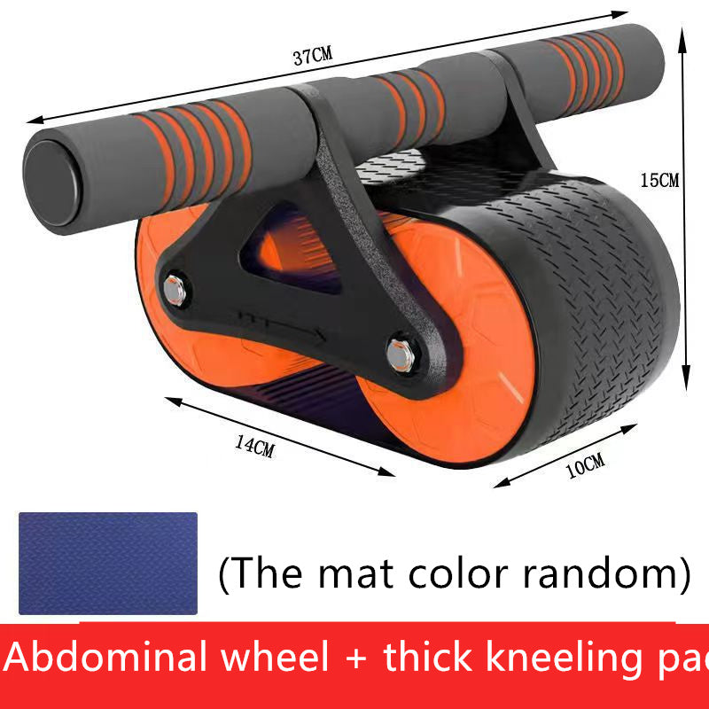 Women Men Automatic Rebound Ab Wheel Roller Waist