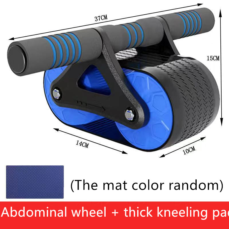 Women Men Automatic Rebound Ab Wheel Roller Waist