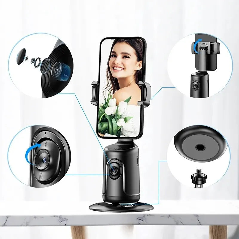 360 Auto Face Tracking Gimbal AI Smart Gimbal Face